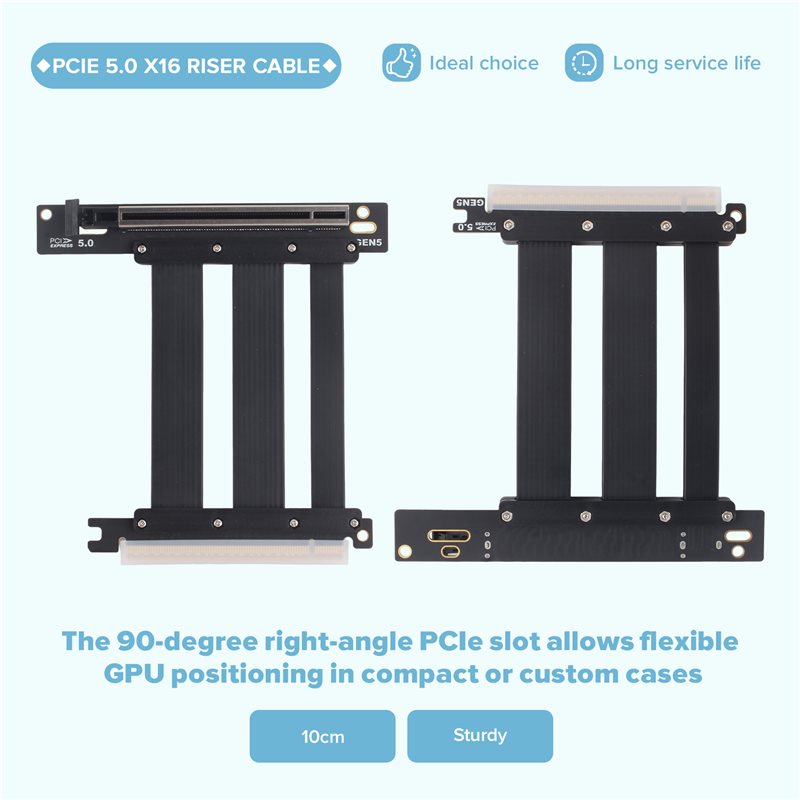 Cavo di prolunga per riser PCI - Pcie 5.0 Gpu Riser Cable recensione e prezzo