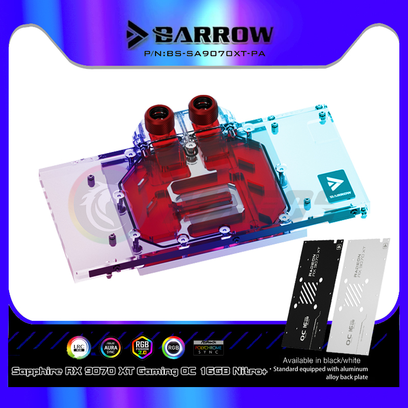 GPU Water Block per SAPPHIRE R - Rx 9070 Xt recensione e prezzo